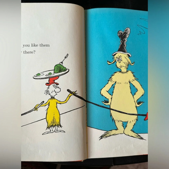 2 Vintage Dr. Suess Books - Green Eggs and Ham & He Bear She Bear - Picture 12 of 13